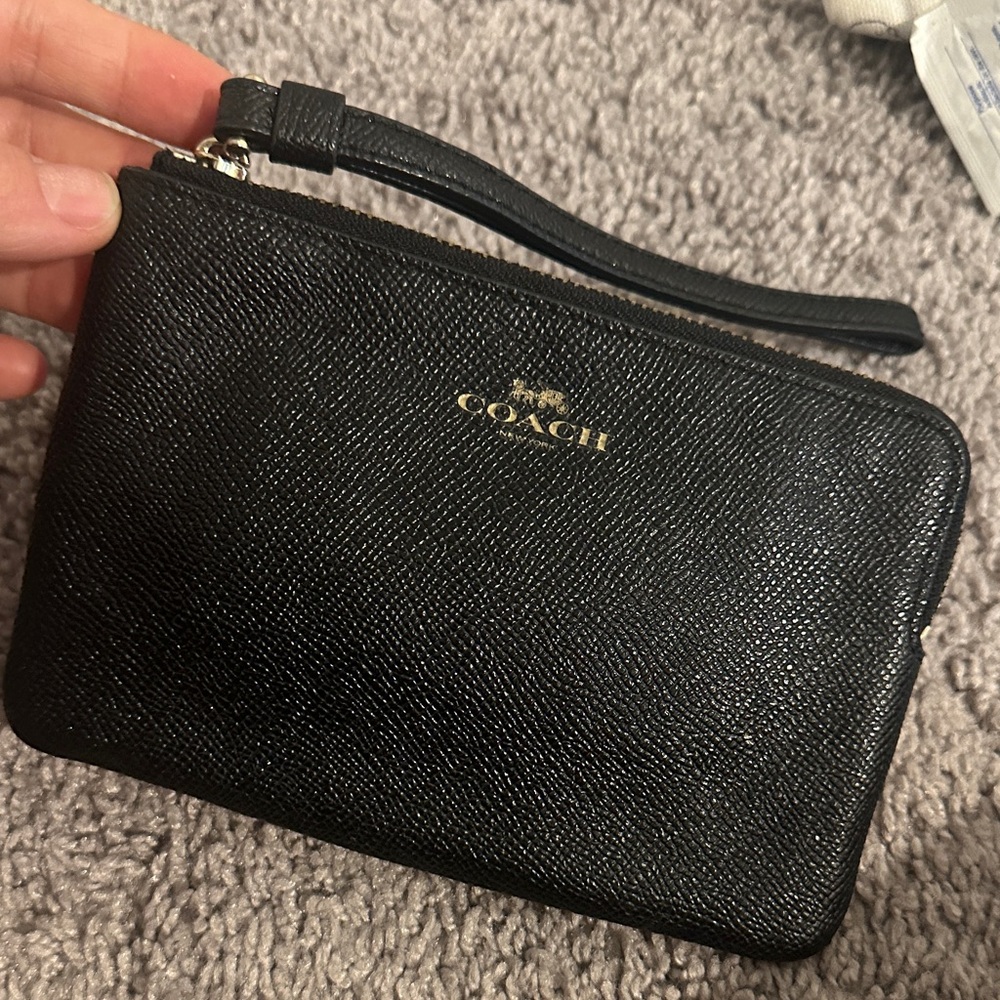 Coach Black Wristlet